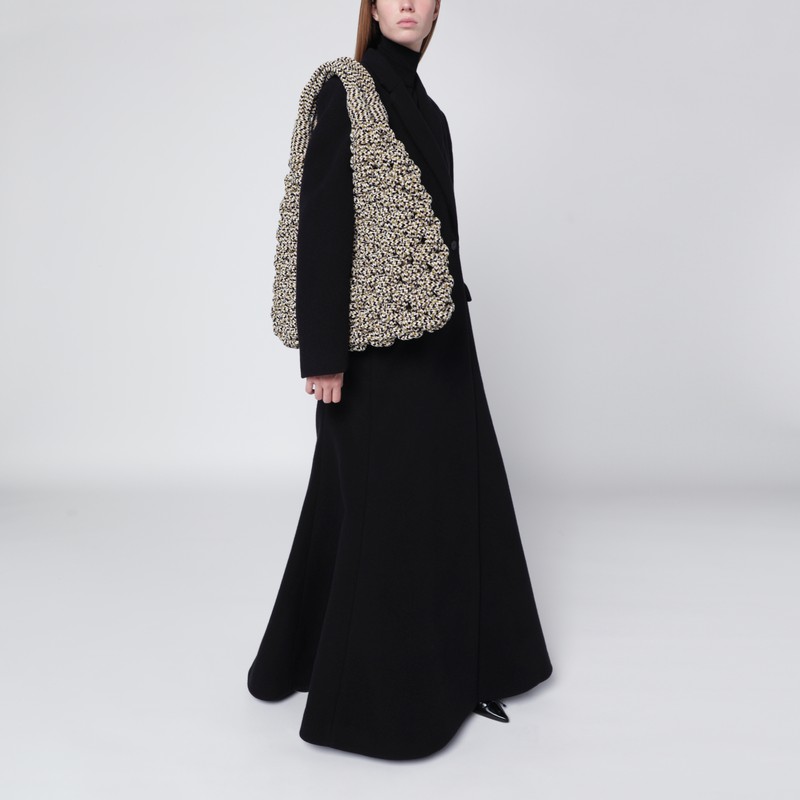 Hibourama Vannifique Maxi Bag In Multicolor Velvet In Multi