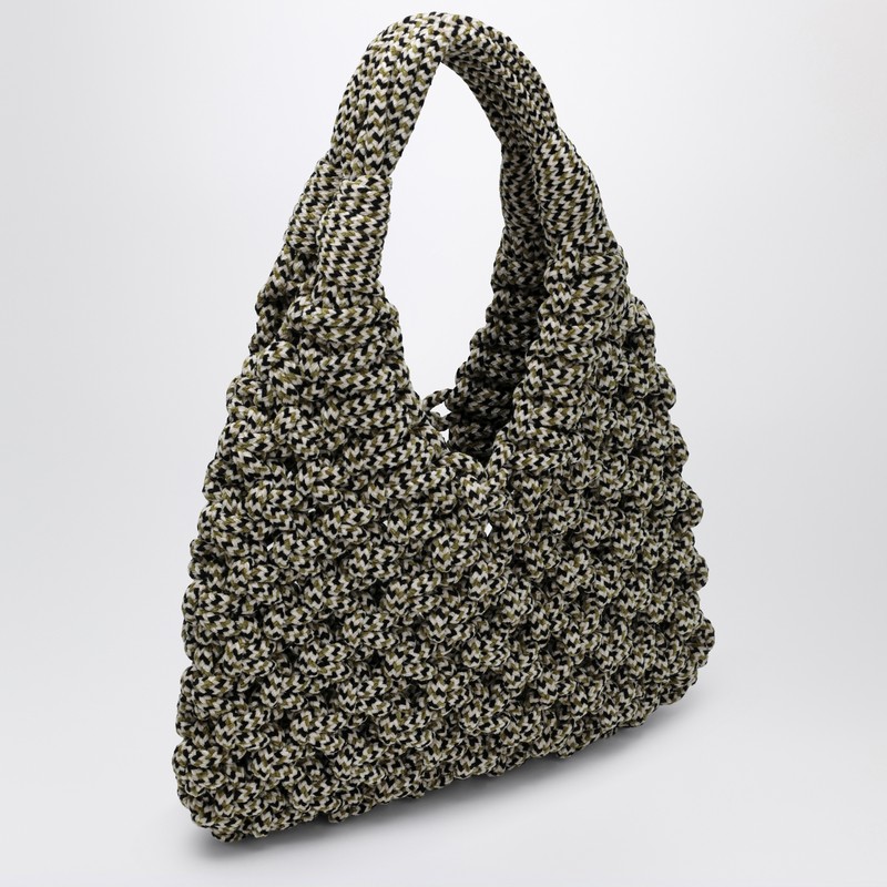 Hibourama Vannifique Maxi Bag In Multicolor Velvet In Multi