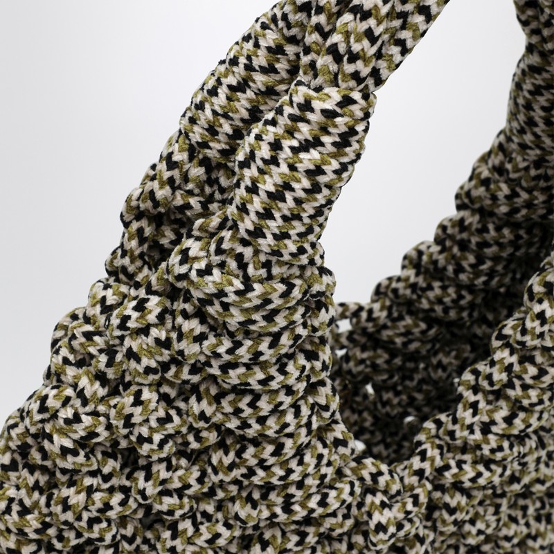 Hibourama Vannifique Maxi Bag In Multicolor Velvet In Multi