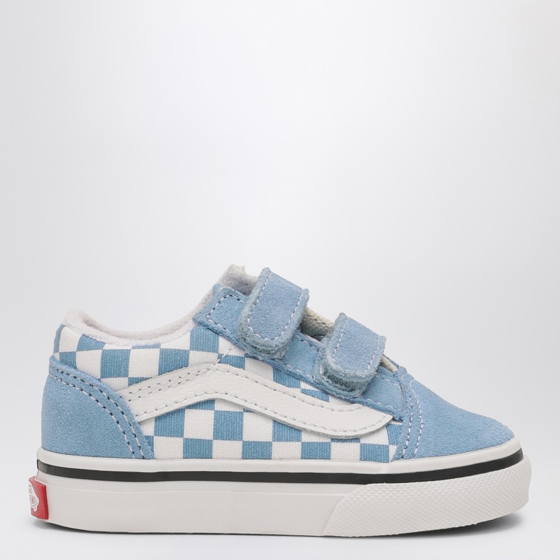 White/Blue Old Skool Sneakers with Check Pattern - VANS - Modalova