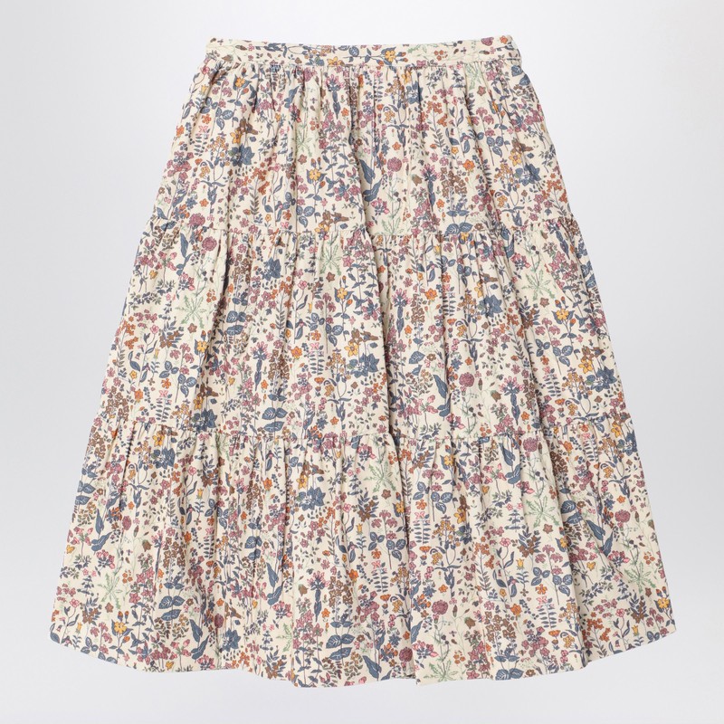 Multicoloured Lise skirt in corduroy
