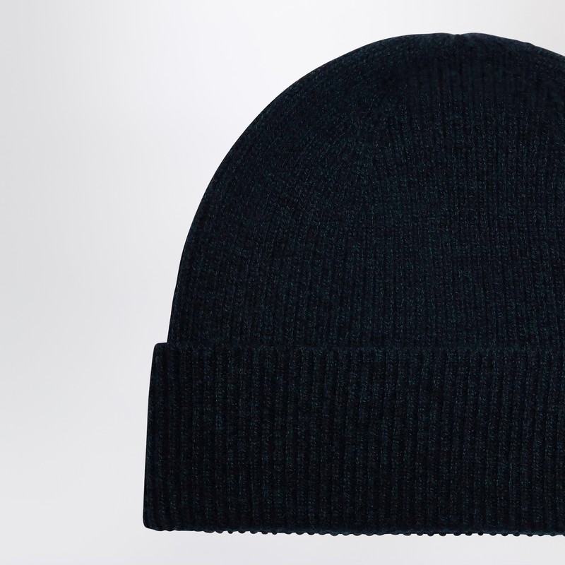 Bonpoint Benny Dark Green Wool Bonnet In Green