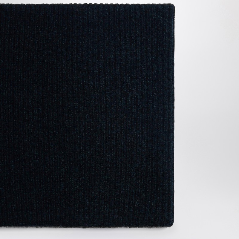 Bonpoint Dark Green Tatodine Wool Scarf In Green