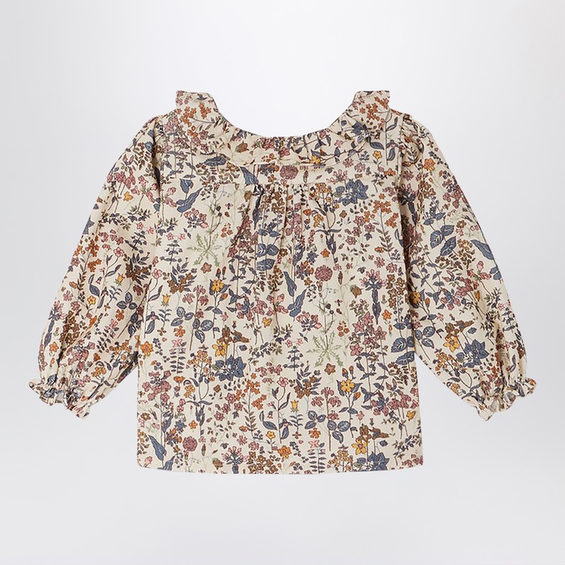 Bonpoint Multicoloured Gigi Blouse In Corduroy In Multicolor