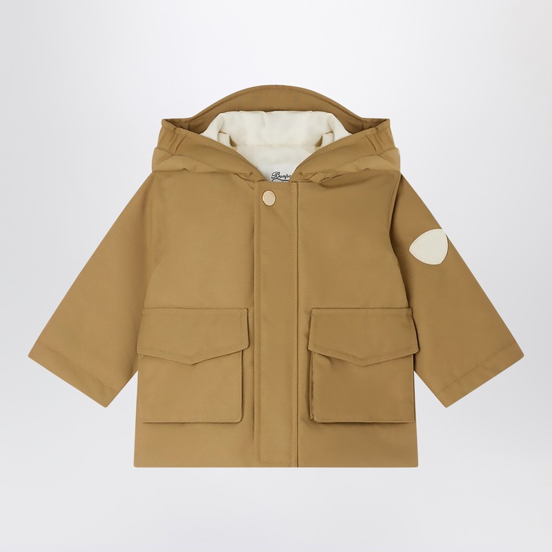 Bonpoint Faustino Caramel-coloured Coat In Beige
