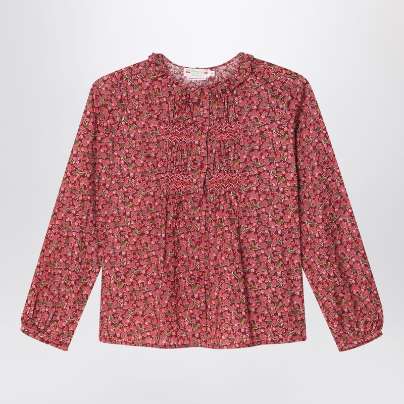 Gentle blouse in red Liberty fabric