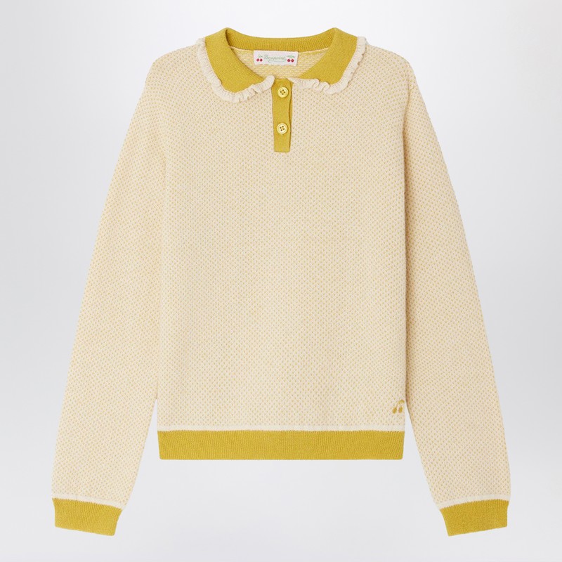 Jrynja sweater in wool and cotton