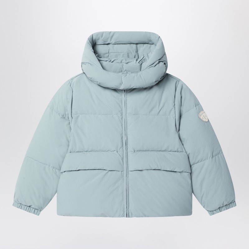 Jessie pale green hooded down jacket