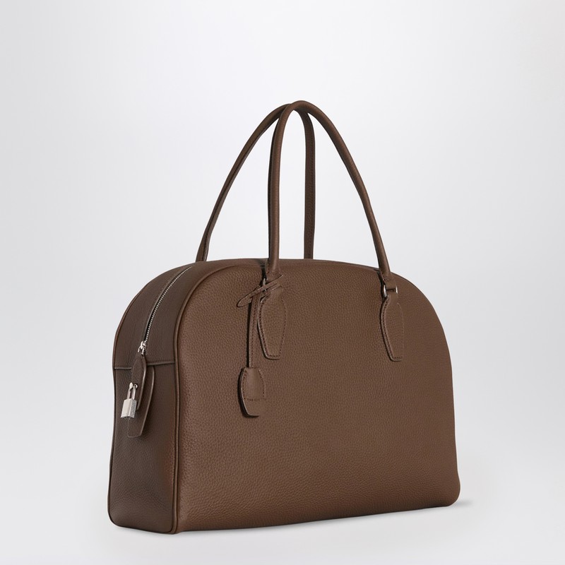 The Row Dark Olive Green India 15.75 Bag In Brown