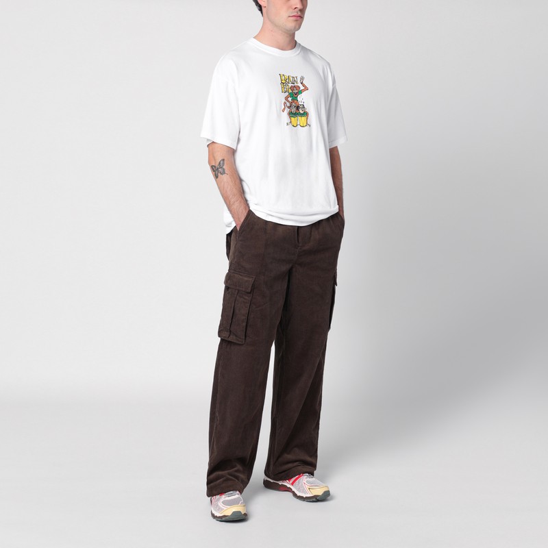 Brain Dead Brown Corduroy Cargo Trousers In Brown