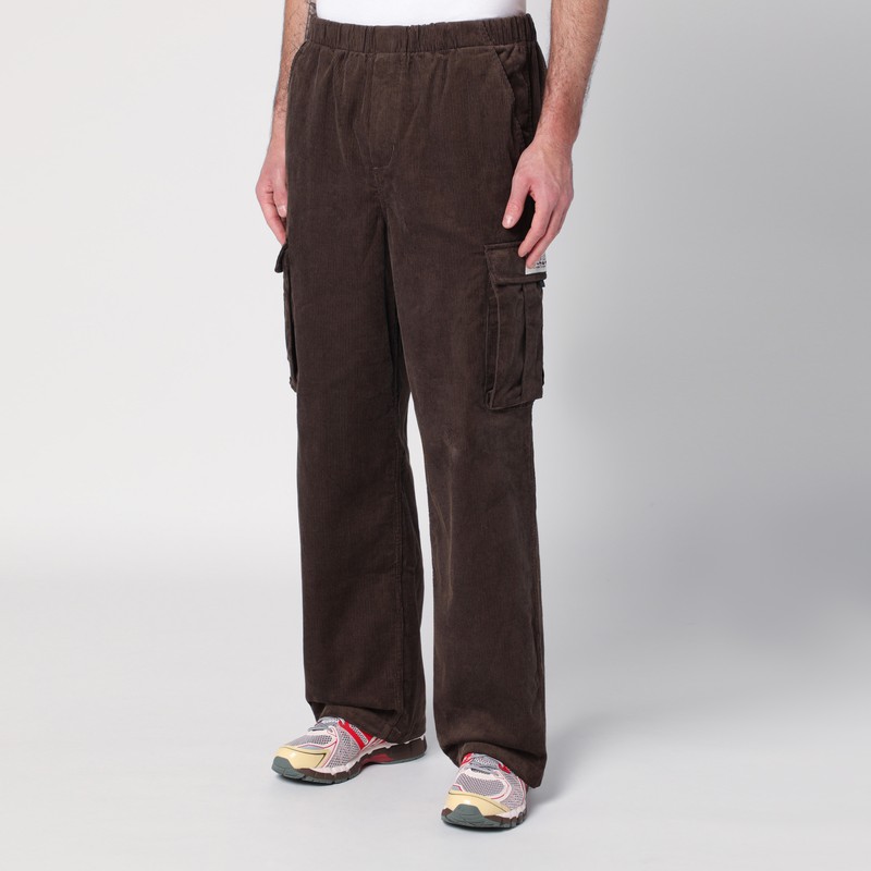 Brain Dead Brown Corduroy Cargo Trousers In Brown
