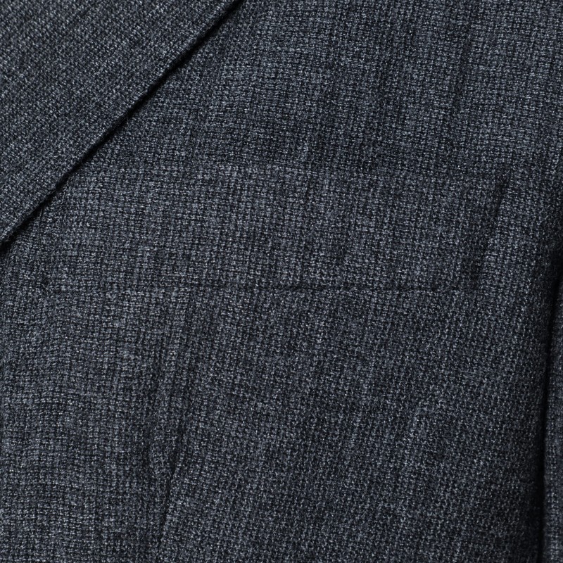 Our Legacy Grey Wool-blend Single-breasted Jacket In Blue