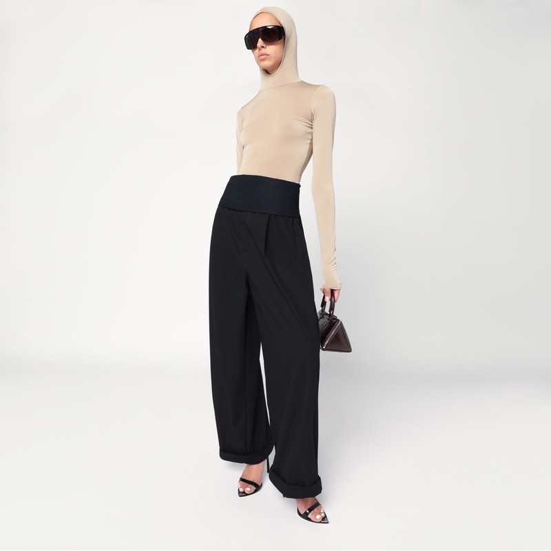 Darkpark Wendy Trousers Elastic Waistband In Black