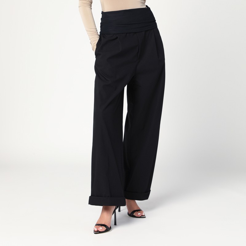 Darkpark Wendy Trousers Elastic Waistband In Black