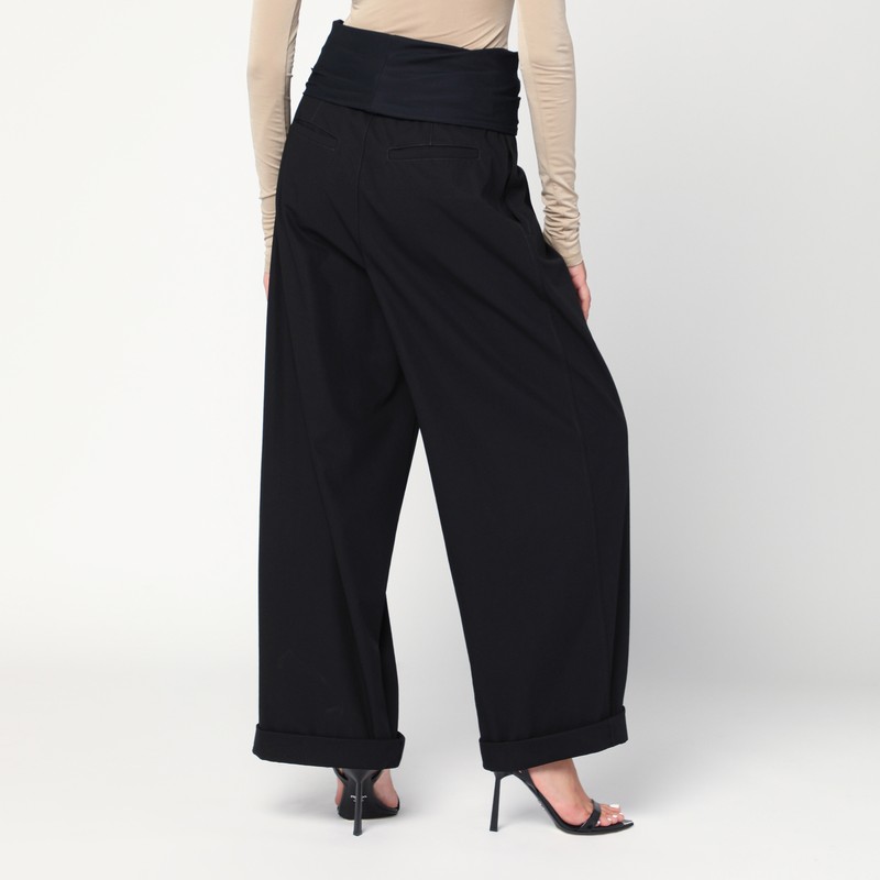 Darkpark Wendy Trousers Elastic Waistband In Black