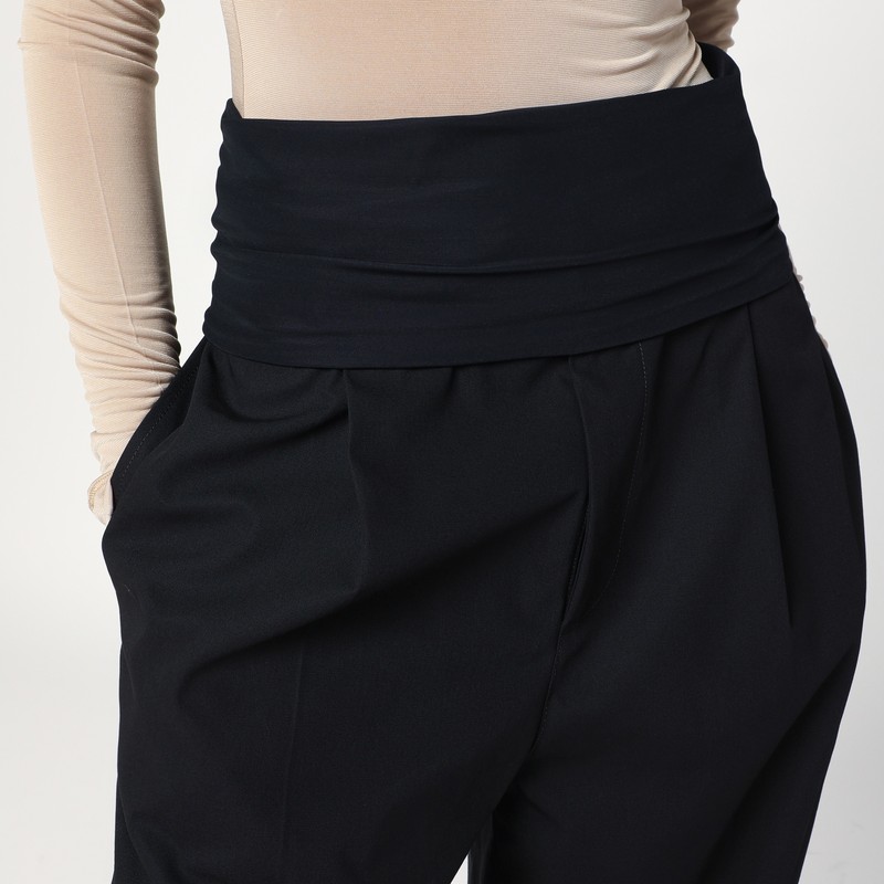 Darkpark Wendy Trousers Elastic Waistband In Black