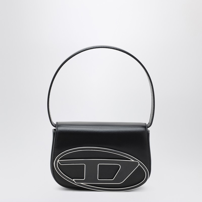 DR-Iconic leather bag in black - Diesel - Modalova