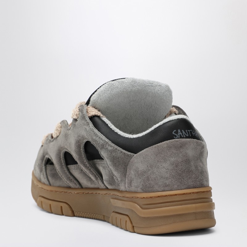Santha Model 1 Sneaker Asphalt Grey In Suede In Multi