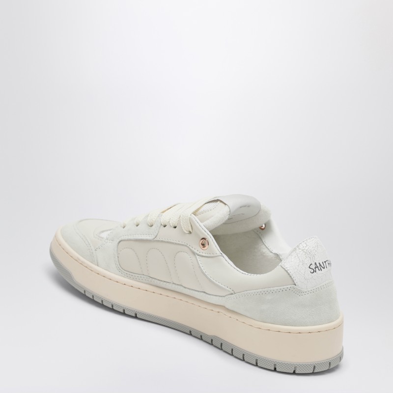 Santha White Leather Model 2 Sneakers In White